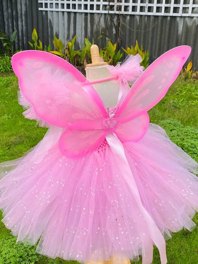 Dress Kids Glitter Tutu Flower Dresses