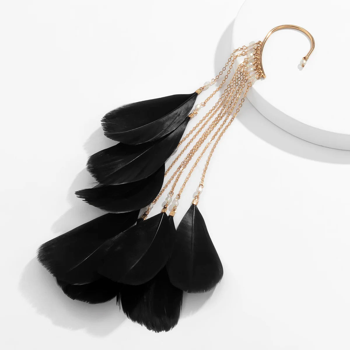 Boucles d'Oreilles Plumes pour Femme