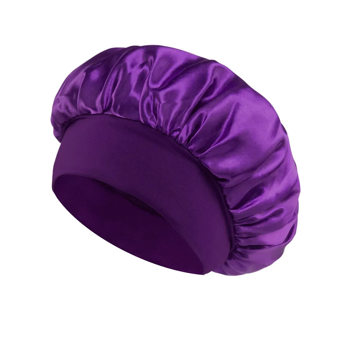 -Bonnet en satin pour femme, pour dormir la nuit,