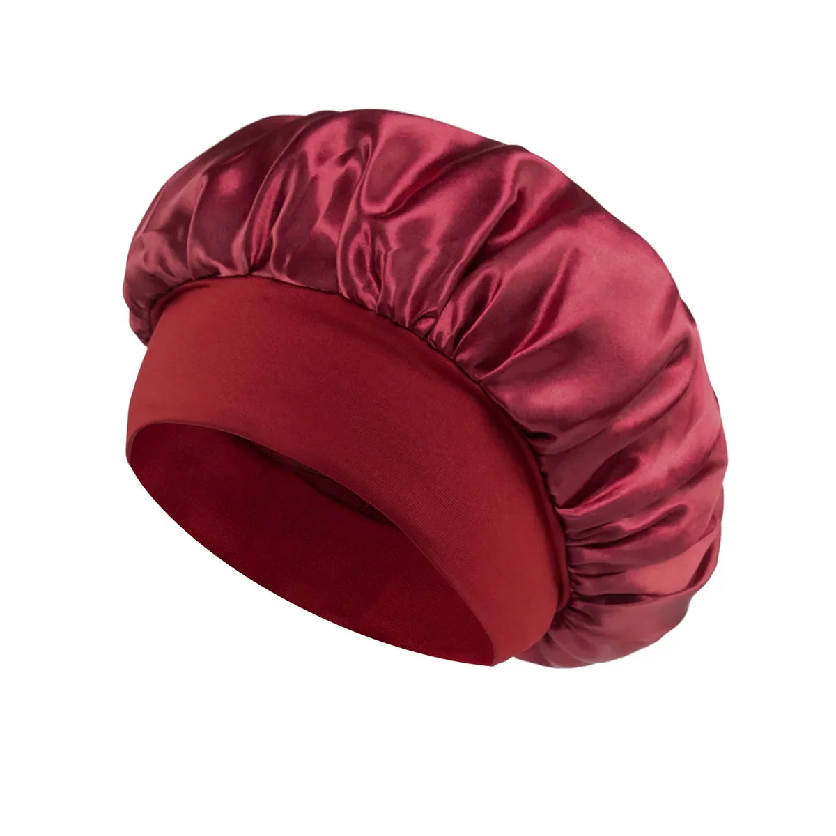 -Bonnet en satin pour femme, pour dormir la nuit,