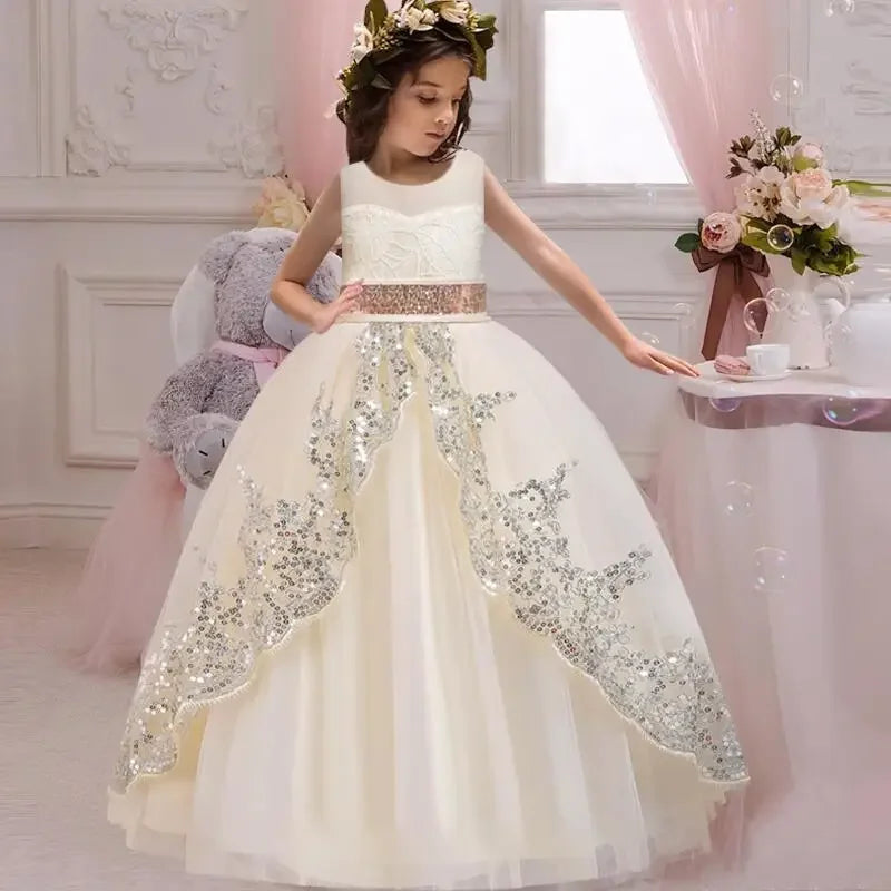 Elegant Girls Wedding Dress Flower