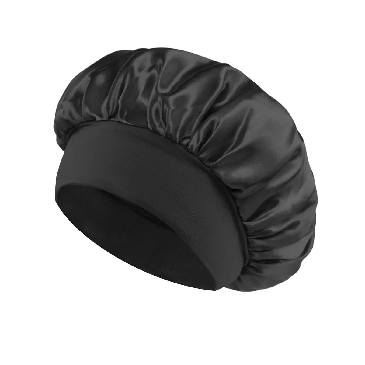 -Bonnet en satin pour femme, pour dormir la nuit,