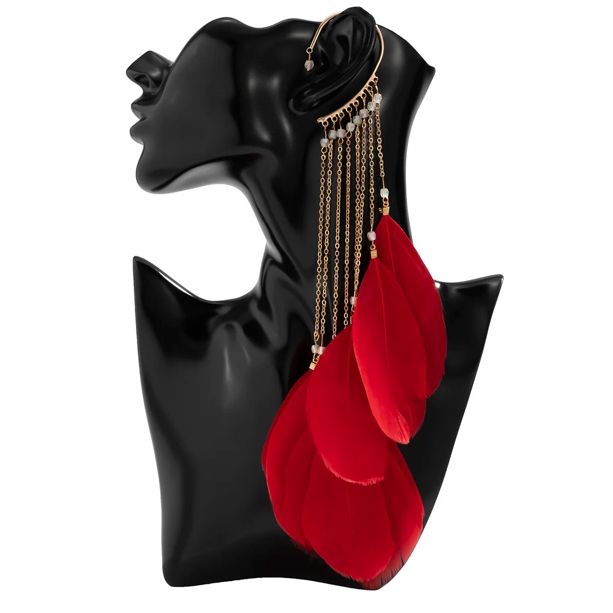 Boucles d'Oreilles Plumes pour Femme